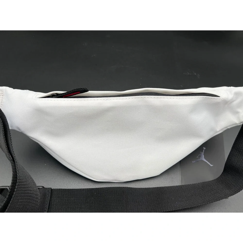 Jordan Jumpman White Waist Bag Fanny Pack 9B0533-001 NWT